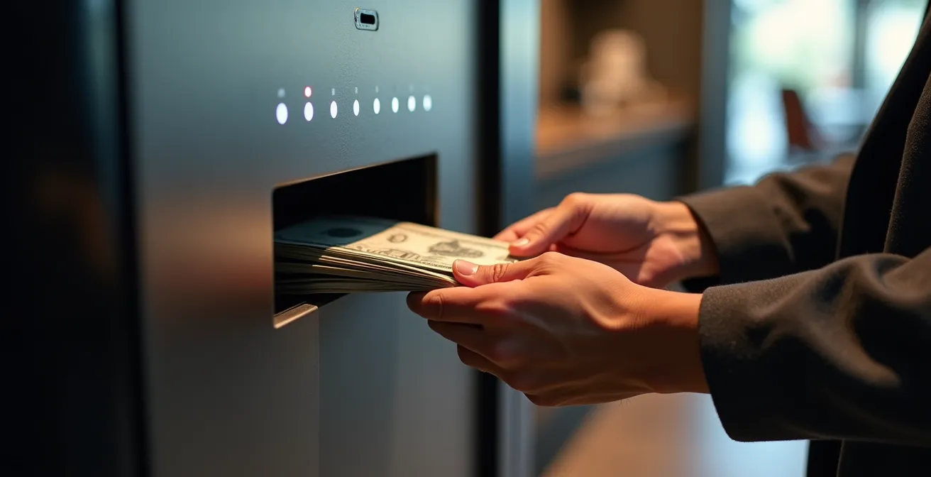 Professional retail cash management system with smart safe technology